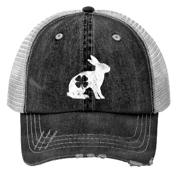 Discover St Patrick's Day Rabbit Bunny Irish Green Shamrock Trucker Hats