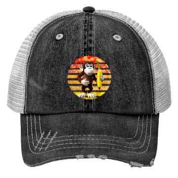 Discover Banana monkey Trucker Hats