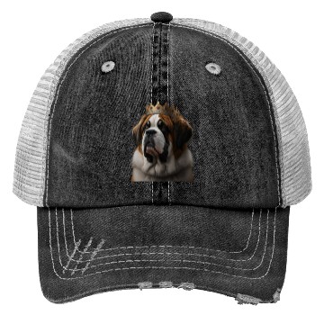 Discover saint Bernard Trucker Hats