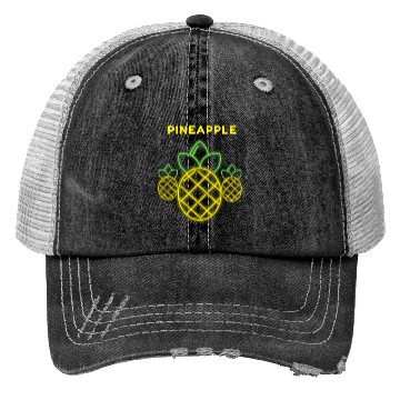 Discover Funny Fruits Pineapple Trucker Hats