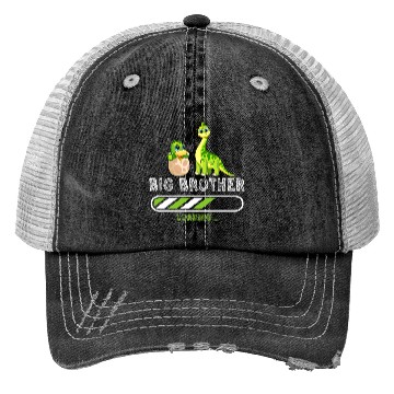 Discover Big brother dinosaur Trucker Hats