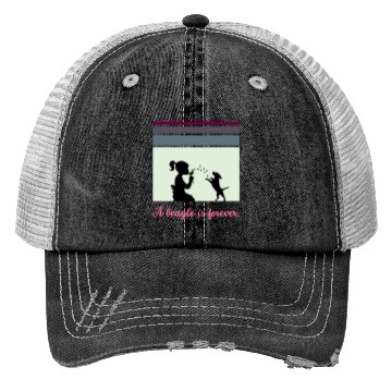 Discover A beagle is forever Trucker Hats