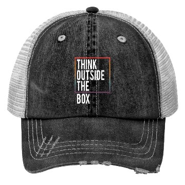 Discover Think outside the Box Trucker Hats