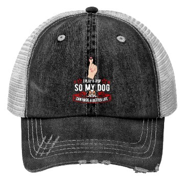 Discover K Pop Dog Trucker Hats