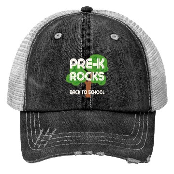 Discover Pre-k Rocks Trucker Hats Cool Teachers Back To School