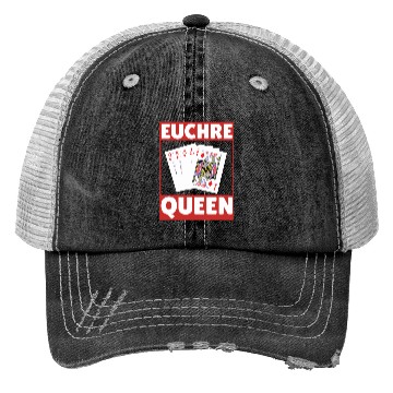 Discover Euchre Queen - Euchre Player Card Game Euchre Trucker Hats