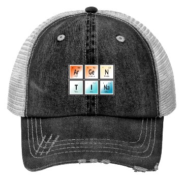 Discover Argentina | Periodic Table of Elements Trucker Hats