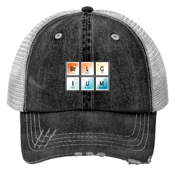 Discover Belgium | Periodic Table of Elements Trucker Hats