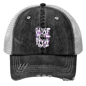 Discover dance with skull man Trucker Hats