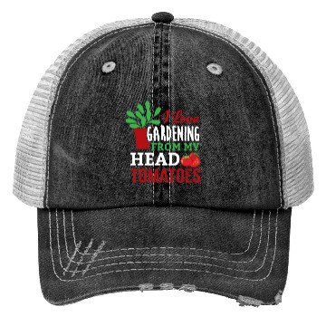 Discover Gardener In The Garden Amateur Gardener Cares For Trucker Hats