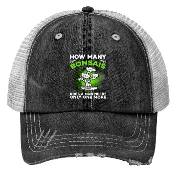 Discover Bonsai Tree Owner Gift Bonsai Tree Gardening Trucker Hats