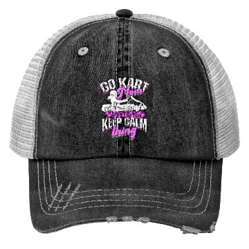 Discover Go Kart Racer Pit Crew Car Racing Karting Trucker Hats