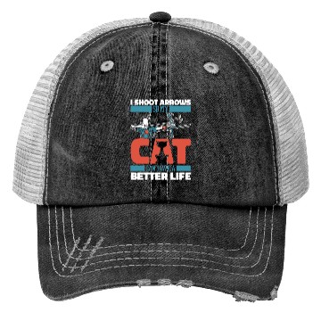 Discover Archery Cat Trucker Hats