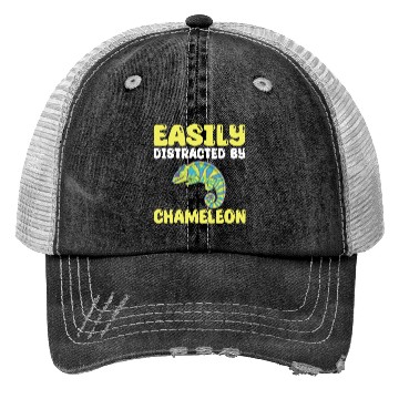 Discover Funny Chameleon Lover Quote Trucker Hats