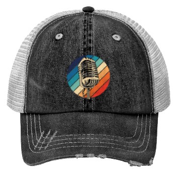 Discover Karaoke Singer Microphone Vocalist Trucker Hats
