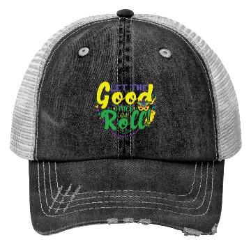 Discover Mask Roll Mardi Festival Parade Beads Mardi Gras Trucker Hats