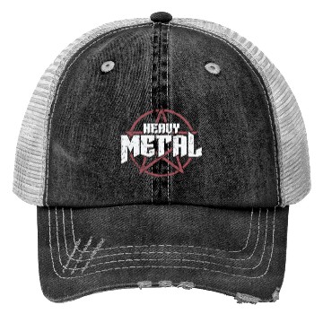 Discover Heavy Metal Music Band Genre Bass Trucker Hats