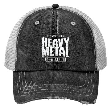 Discover Heavy Metal Disburbing Music Band Genre Trucker Hats