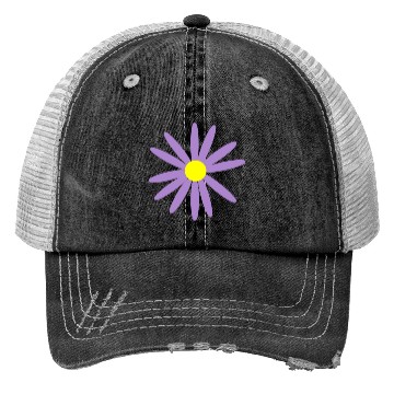Discover Lavender Daisy Trucker Hats