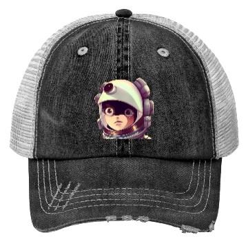 Discover Space Astronaut Ape Trucker Hats