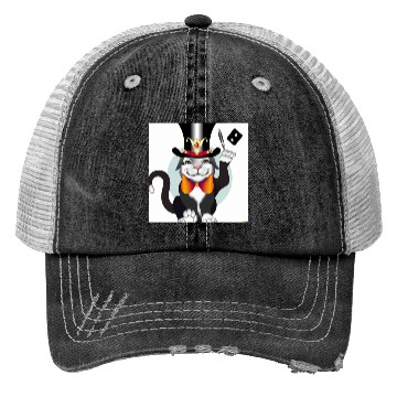 Discover Cat joker Playing Cards | Gifts for Cat Lovers Trucker Hats