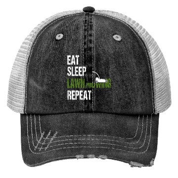 Discover Lawn Mowing Trucker Hats Funny Lawn Mower Trucker Hats Gardening