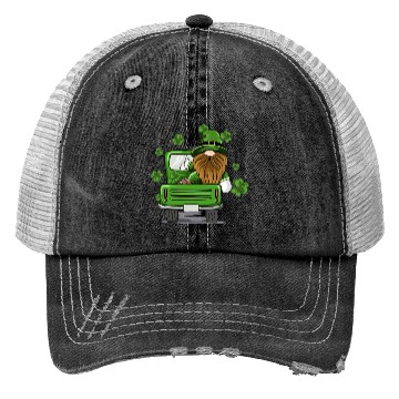 Discover Principal Crew Gnomies Truck St Patrick Teacher Trucker Hats