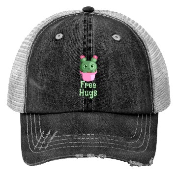 Discover free hugs Cactus Trucker Hats