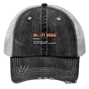 Discover Groovy Uncle Like Dad Only Cooler Trucker Hats