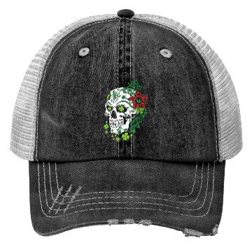 Discover Sugar Bone Floral Shamrock Saint Patrick Day Trucker Hats