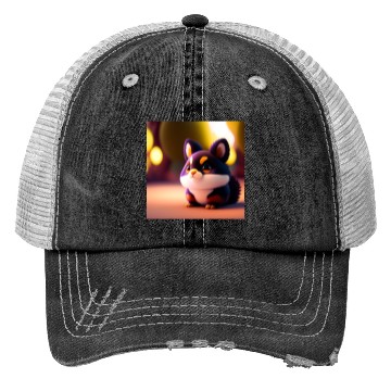 Discover dog mom cuddling puppy Trucker Hats