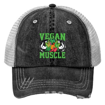 Discover Vegan Muscle Trucker Hats