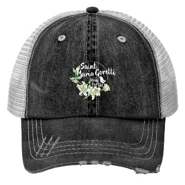 Discover St. Maria Goretti Purity Catholic Saints Lily Symb Trucker Hats