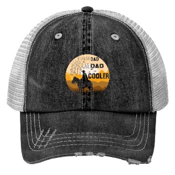 Discover horse dad like a regular dad but cooler Trucker Hats