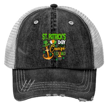Discover St Patrick's Day Cruise Squad Group Matching Trucker Hats