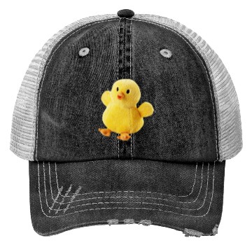 Discover cute baby duck Trucker Hats