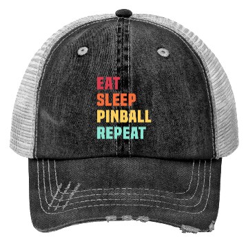 Discover Eat Sleep Pinball Repeat - for Pinball lover Trucker Hats