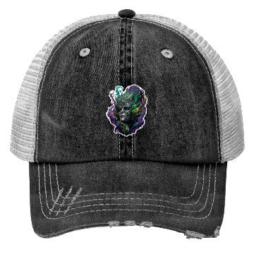 Discover Mardi Gras Mask Queen Trucker Hats