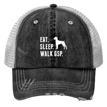 Discover Eat Sleep Walk German Shorthaired Pointer Trucker Hats