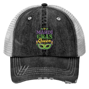 Discover Mardi Gras - Queen Trucker Hats