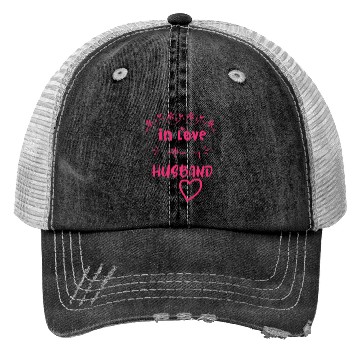 Discover Love with My hasband Cute Valentine day Mom to Be Trucker Hats