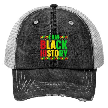 Discover I Am black History Trucker Hats
