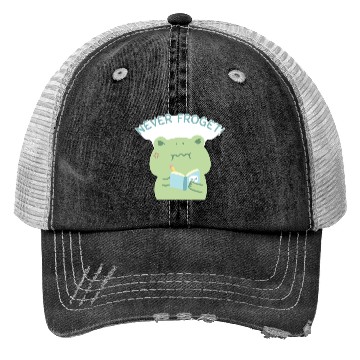 Discover Angry Frog Never Froget Revenge Book Trucker Hats