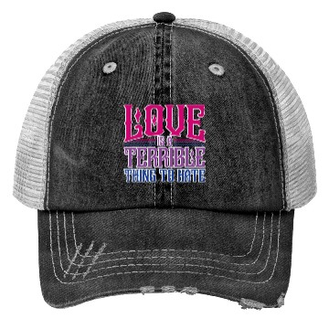Discover Love Is A Terrible Thing To Hate Bisexual Pride Trucker Hats