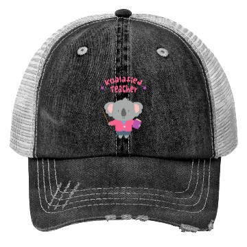 Discover Cute Koalafied Teacher Pun Trucker Hats
