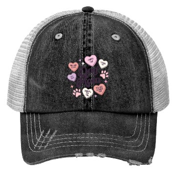Discover Dog Mom Valentines Day Candy Hearts Galentines Trucker Hats