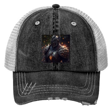 Discover Dark fantasy knight version 7 Trucker Hats