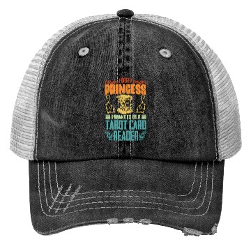 Discover Forget Princess Vintage Tarot Card Reading A Trucker Hats