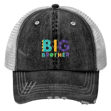 Discover Big Brother Boy Dino Lover Trucker Hats