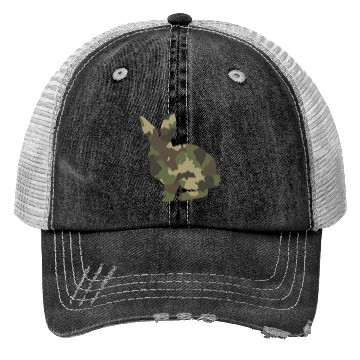 Discover Bunny Camouflage Trucker Hats